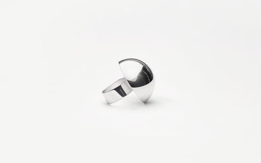 MH 925 Dome Ring recycled sterling silver minimalist design